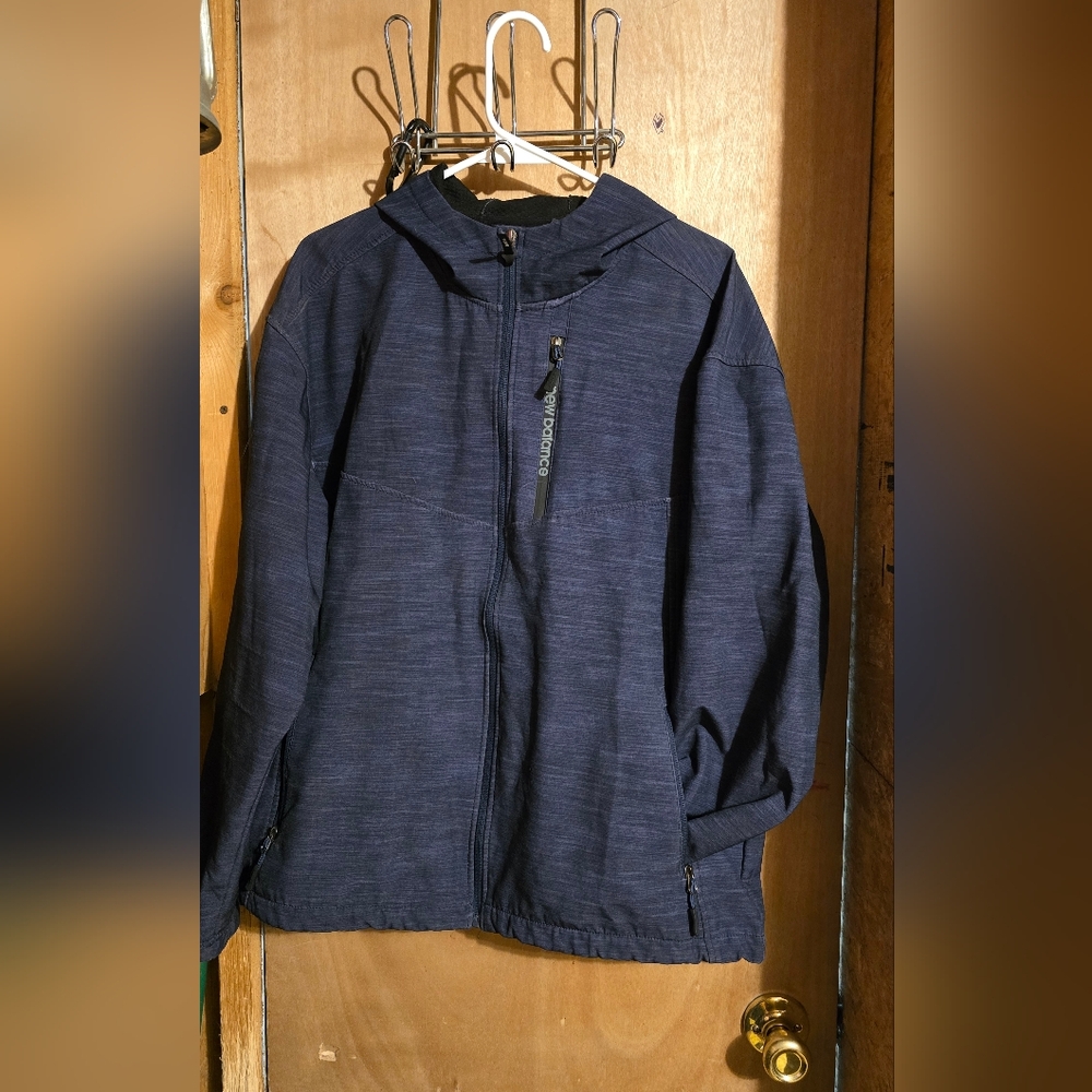 New Balance Blue Hooded Jacket
